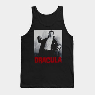 Dracula Vintage Poster Design Tank Top